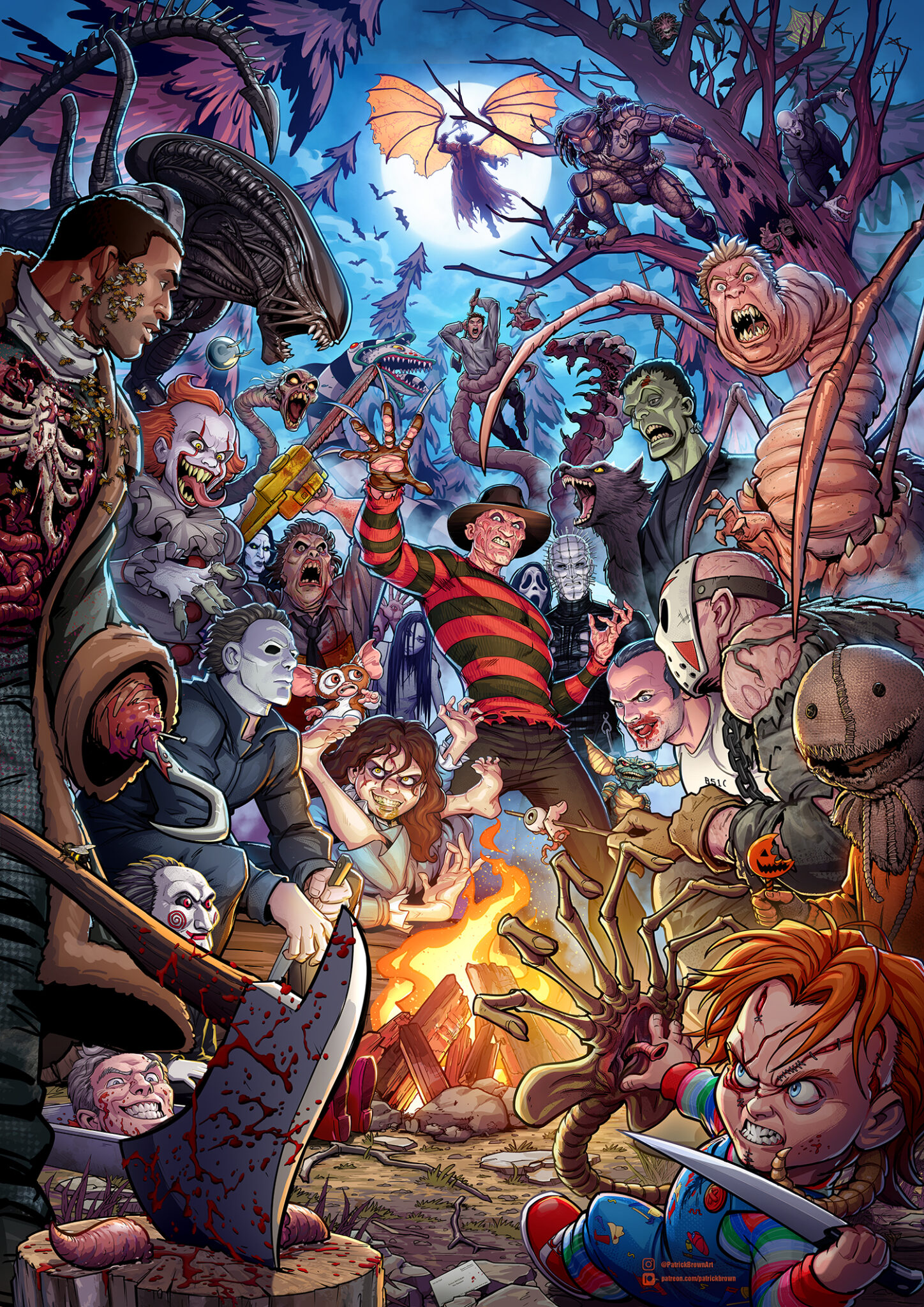 “Campfire Horror Mash” by Patrick Brown