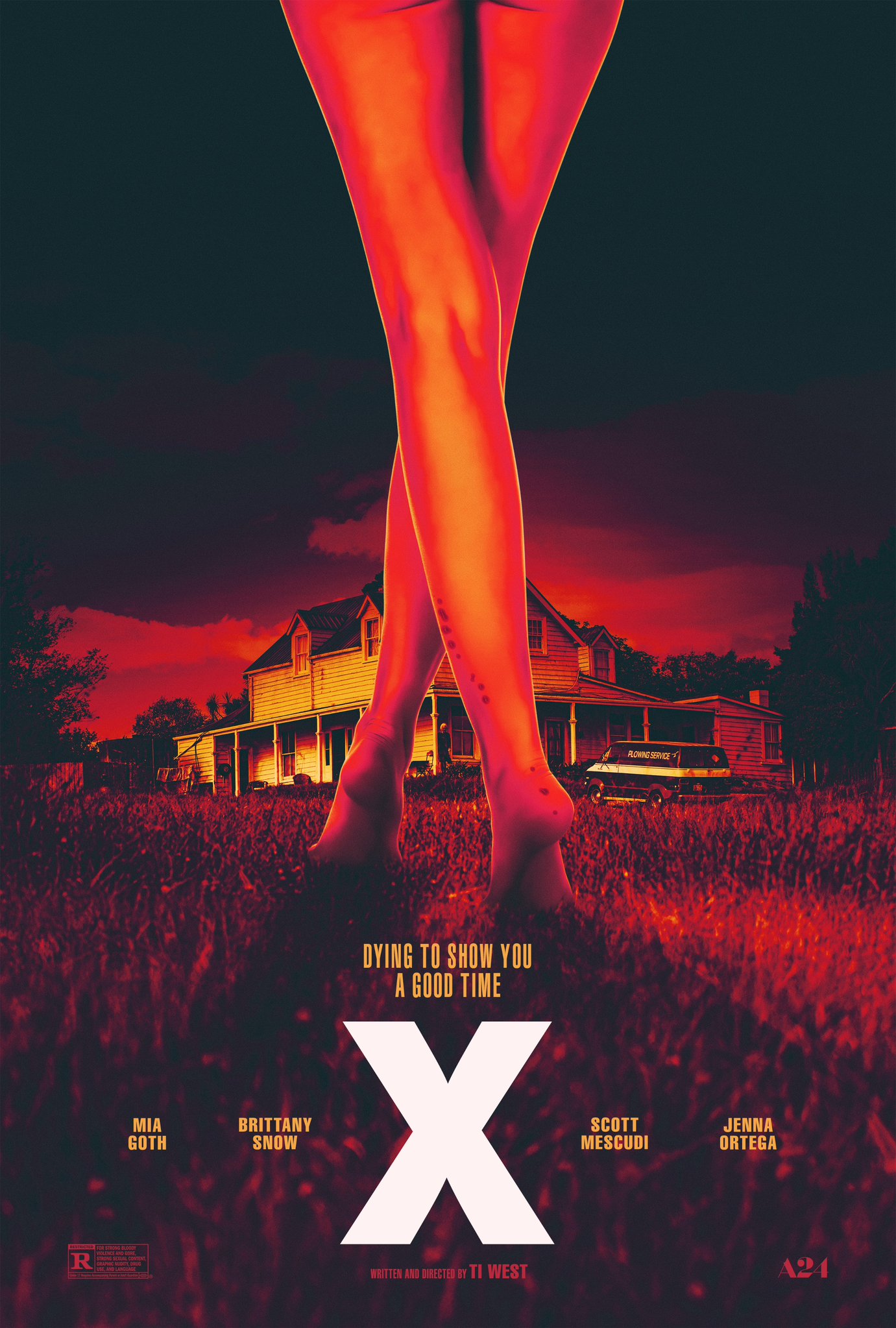 First Poster for Upcoming A24 Horror Film “X” Released