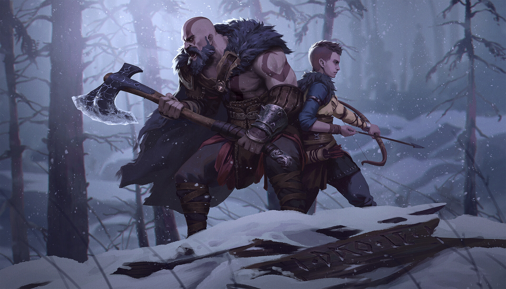 “God of War: Ragnarok” by Dao Trong Le