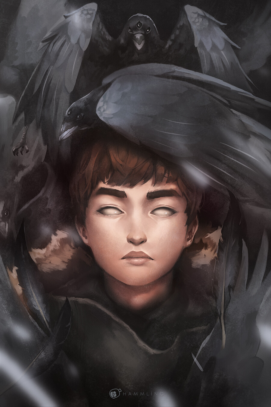 “Three-Eyed Raven” by Hammling