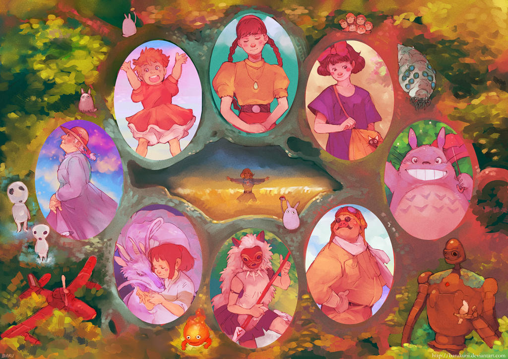 “Beautiful World of Ghibli” by Rachel Saunders