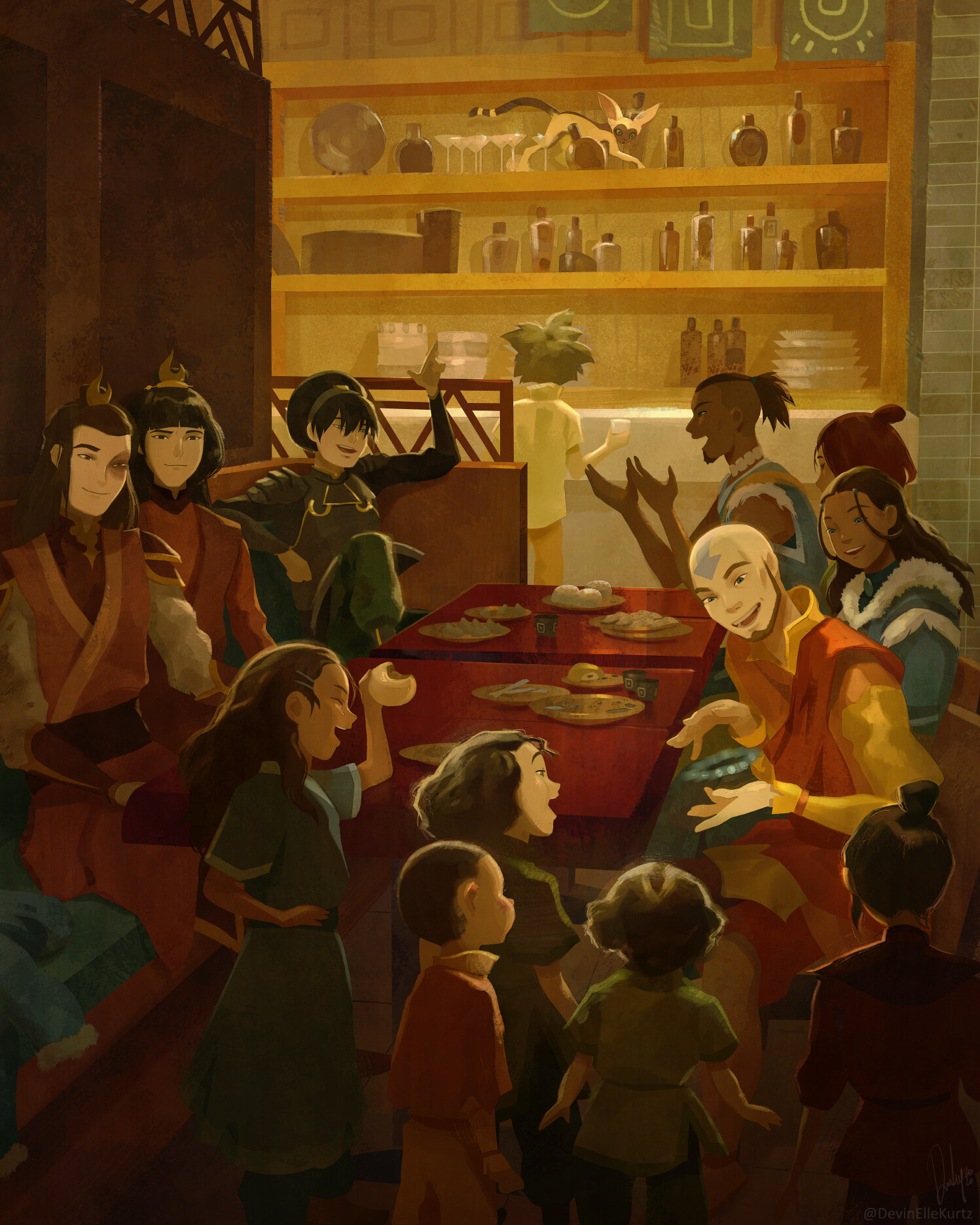 “Catching Up with the Gaang” by Devin Elle Kurtz