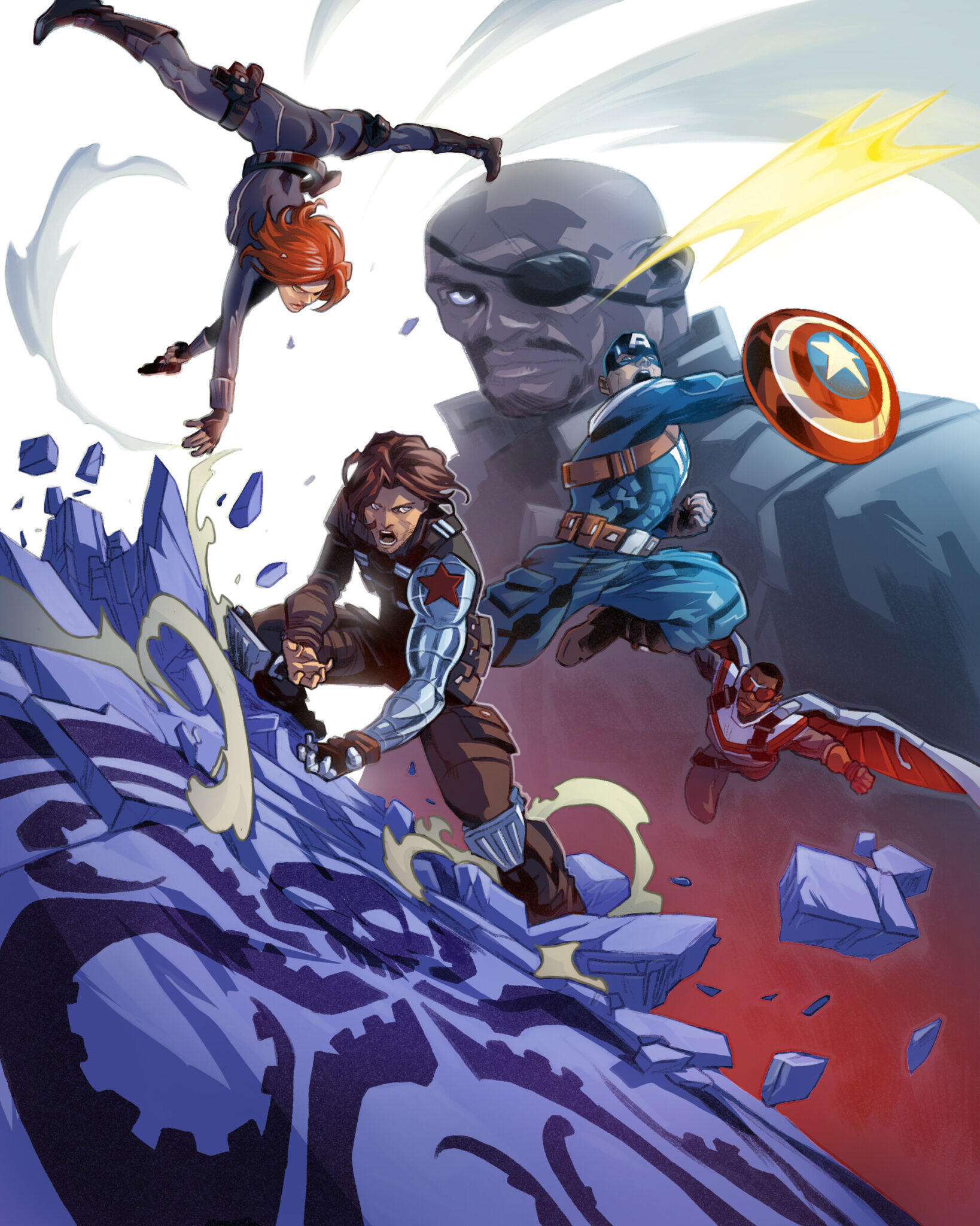 “Captain America: The Winter Soldier” by Simone Ragazzoni