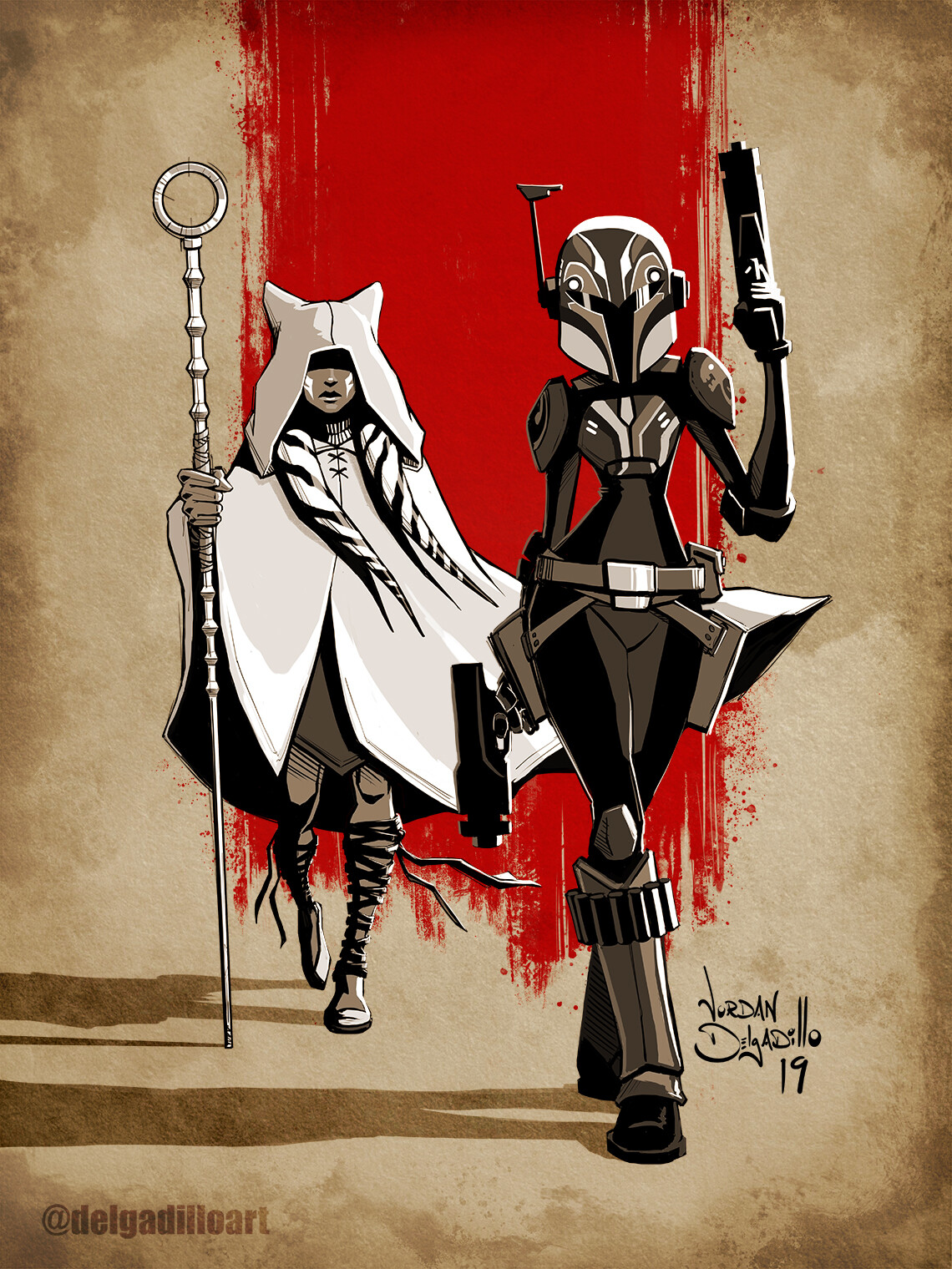“Ahsoka and Sabine” by Jordan Delgadillo