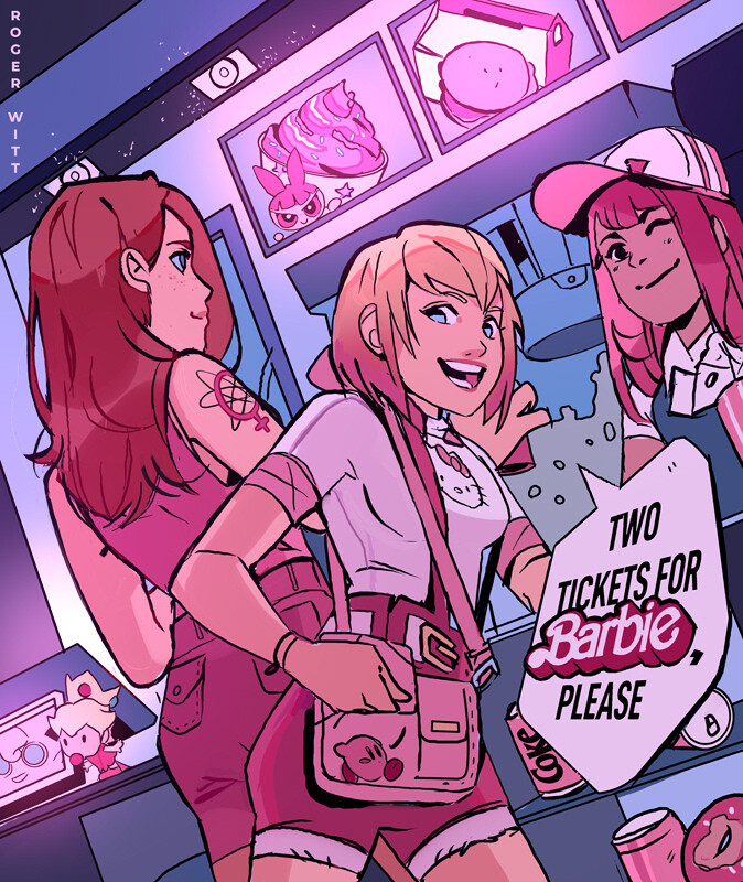 “Gwenpool & Atom Eve” by Roger Witt
