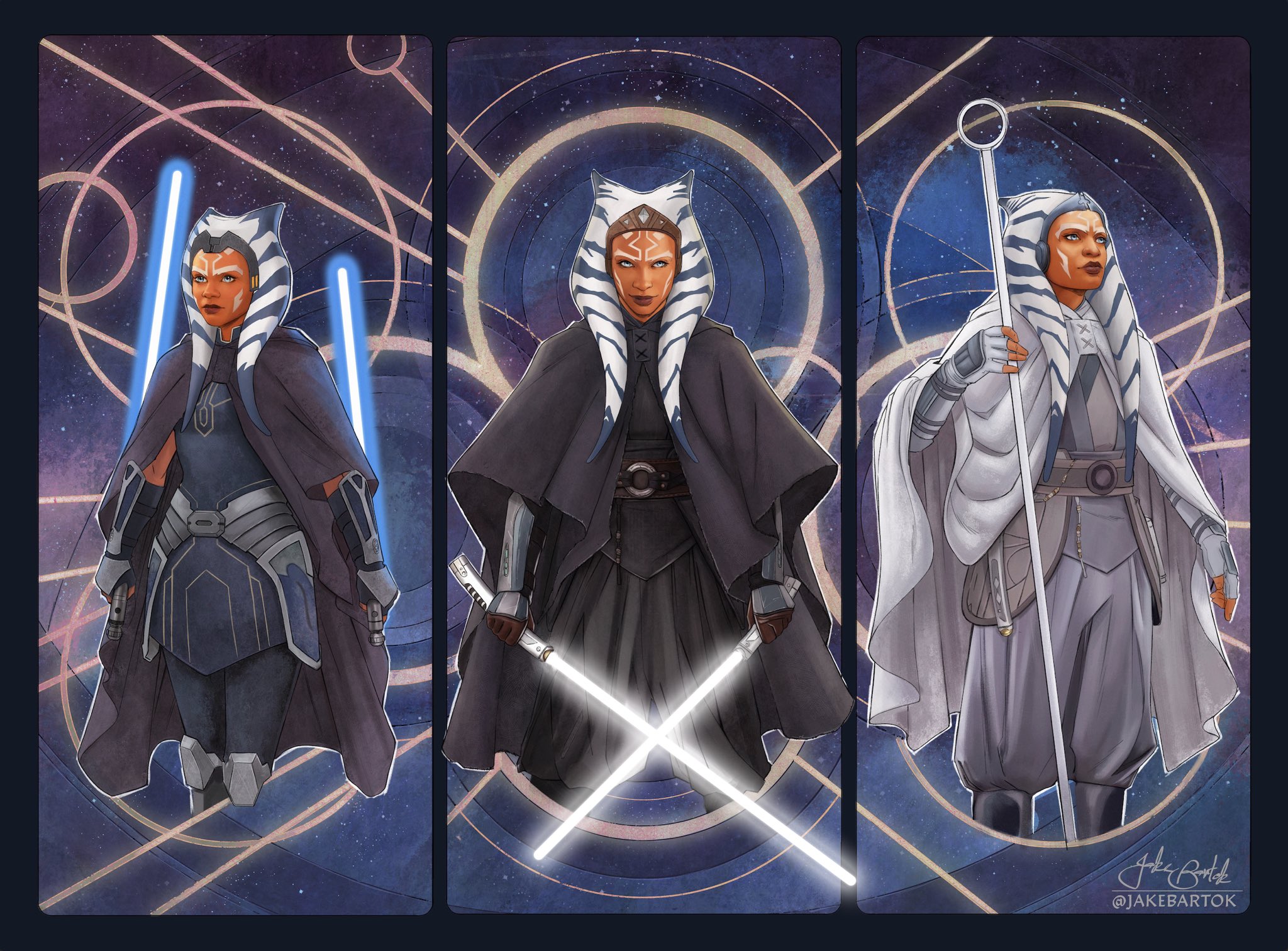“I am Ahsoka the White. And I come back to you now, at the turn of the tide.” by Jake Bartok
